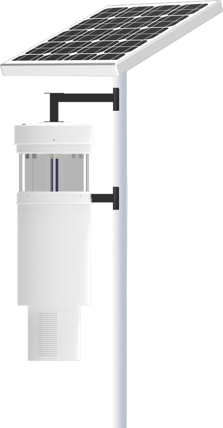Wind-Suction Pest Light Device